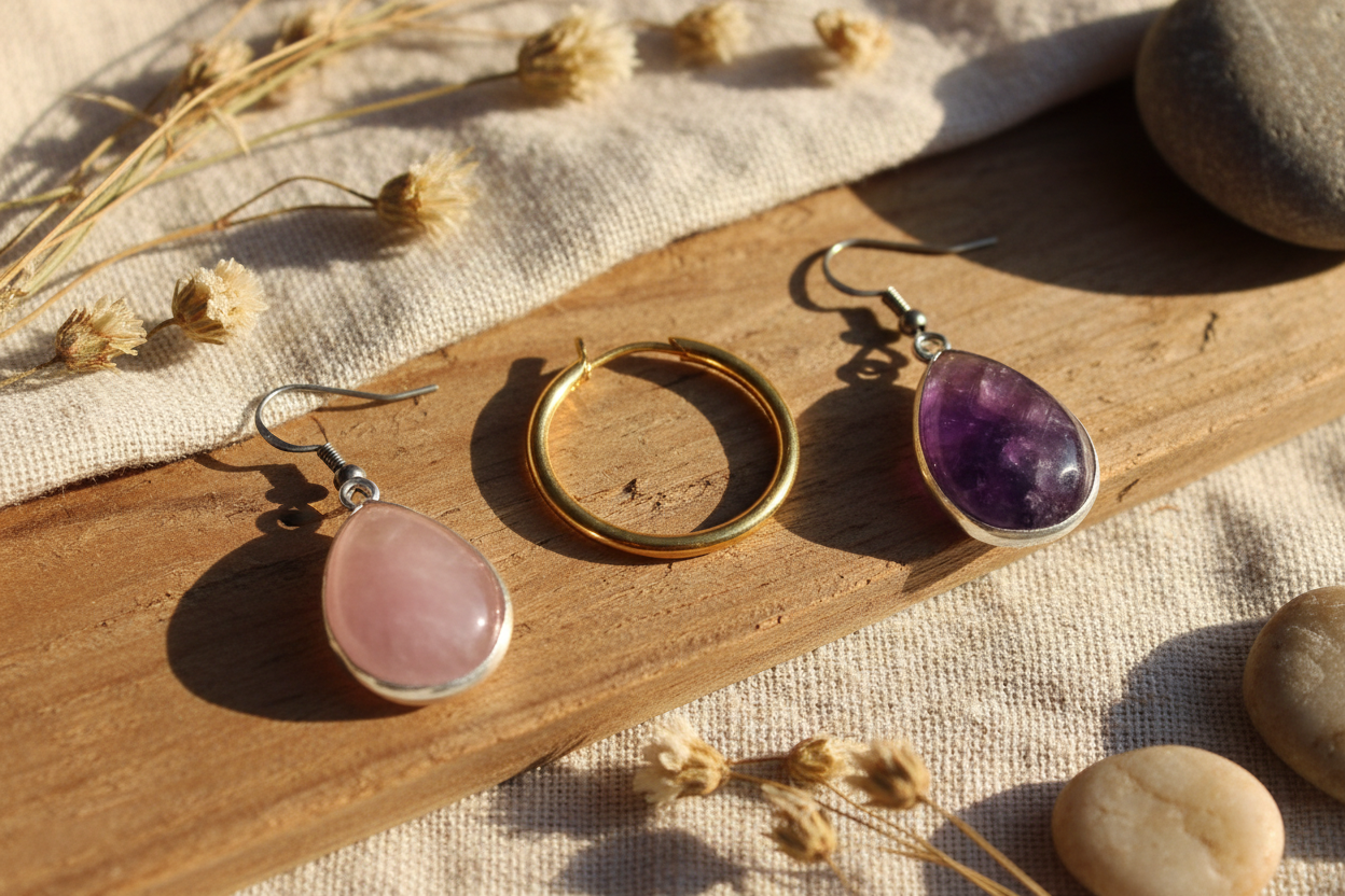 Eclats Bohèmes - Boucles d'oreilles