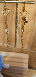 Boucles d'Oreilles Cascade d’Éclat