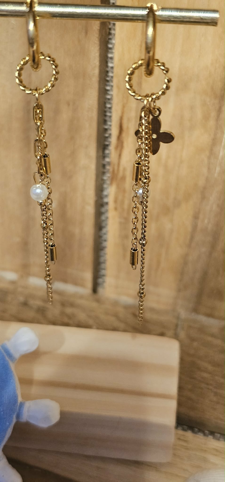 Boucles d'Oreilles Cascade d’Éclat