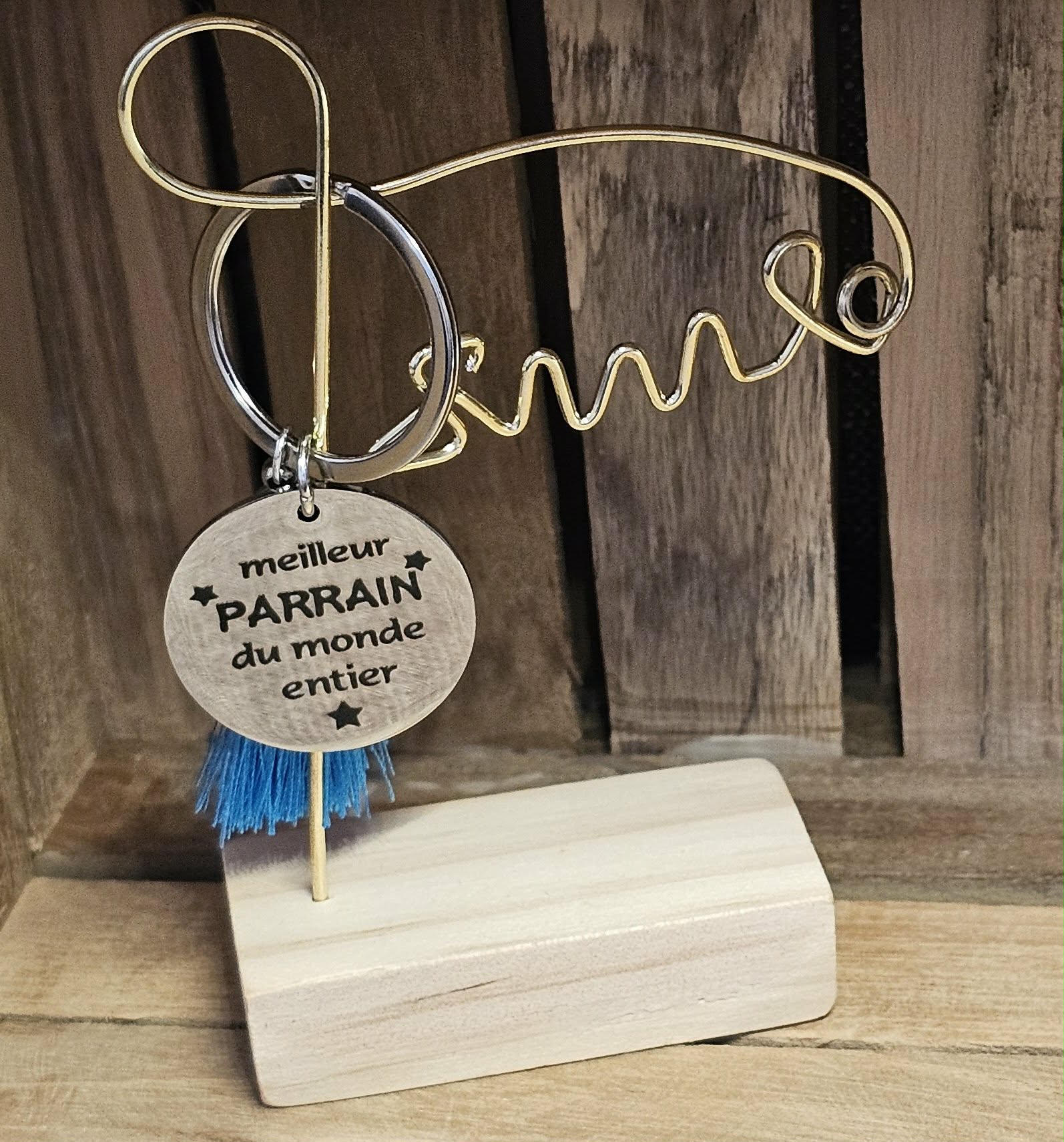 Porte-clés Meilleur Parrain