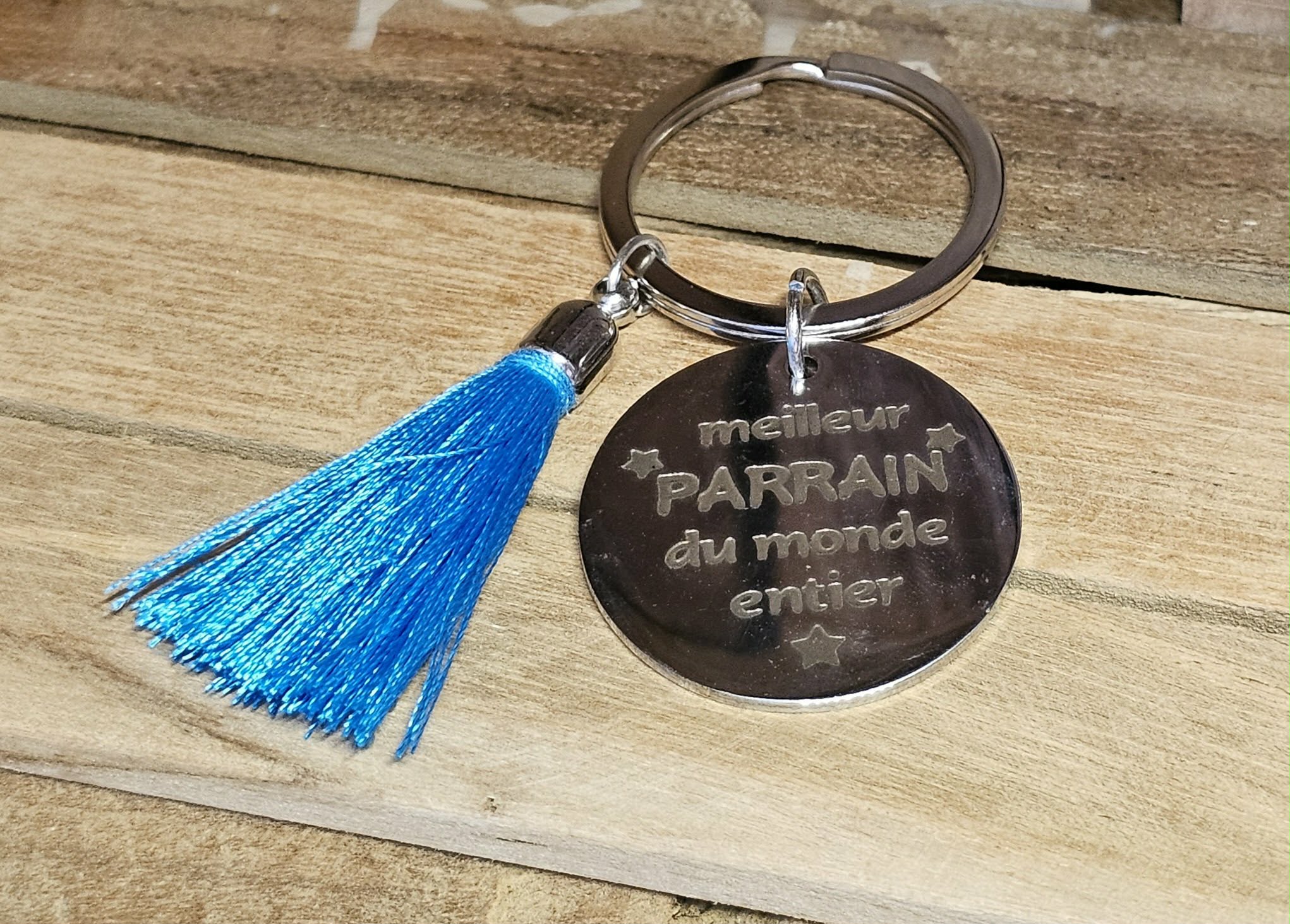 Porte-clés Meilleur Parrain
