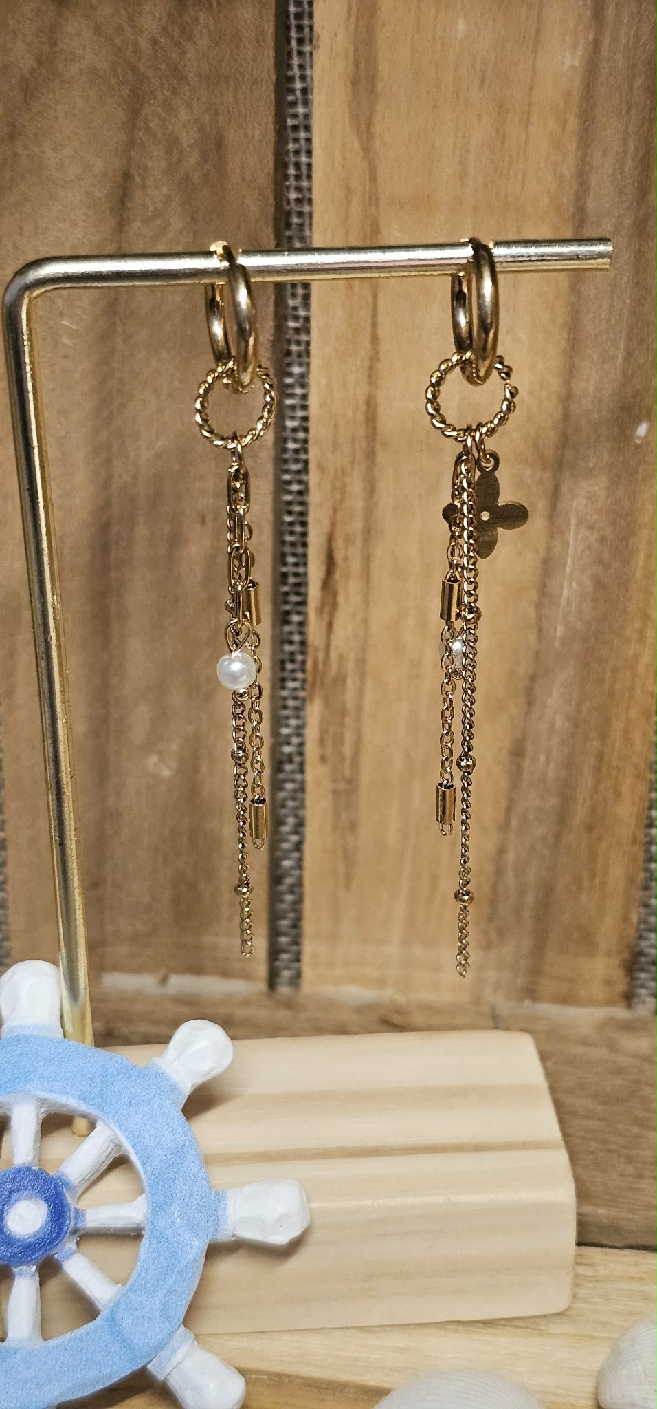 Boucles d'Oreilles Cascade d’Éclat