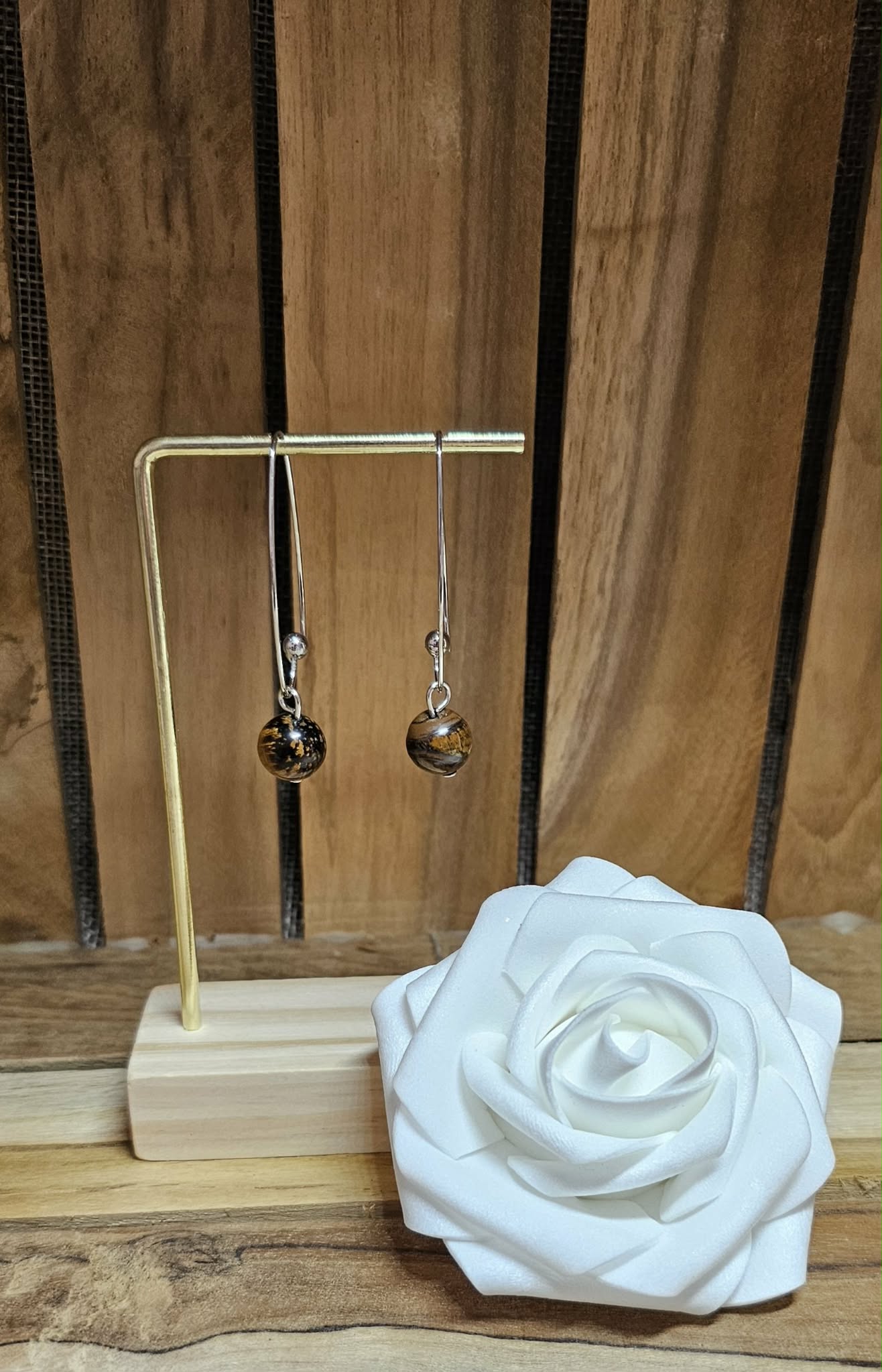 Collection Boucles d'Oreilles - Gouttes de Roche