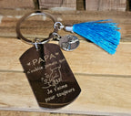 Porte-clés Lien Éternel – Pour Papa avec Message