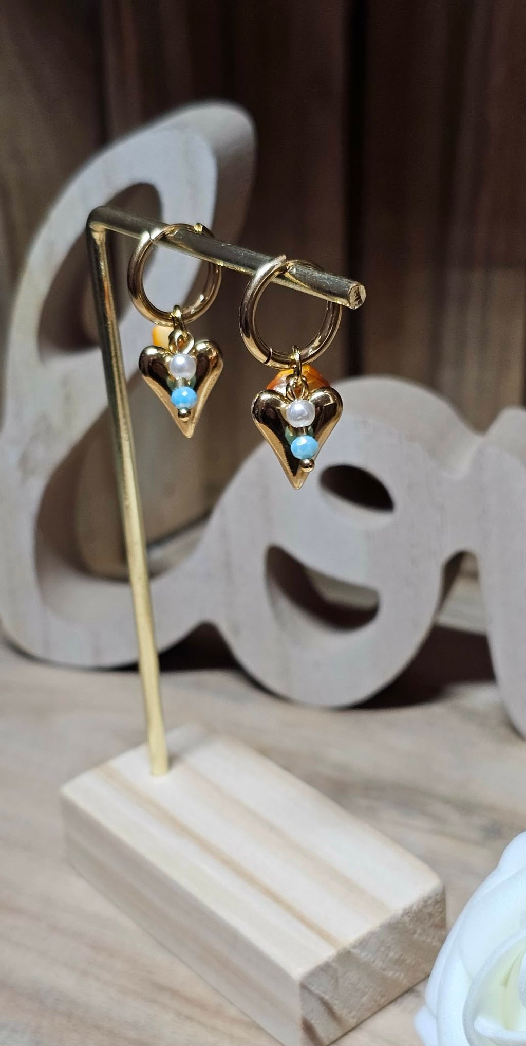 Boucles d'Oreilles Cœur Summer Vibes