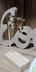 Boucles d'Oreilles Cœur Summer Vibes