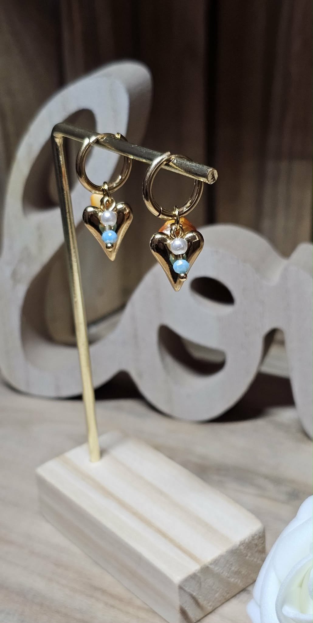 Boucles d'Oreilles Cœur Summer Vibes