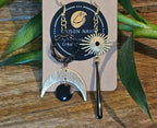 Boucles d'oreilles ÉCLIPSE NOIRE