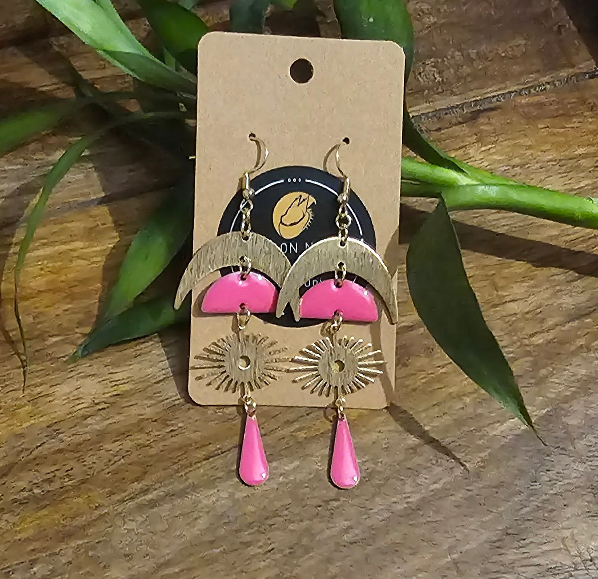 Boucles d'oreilles MAGMA ROSE