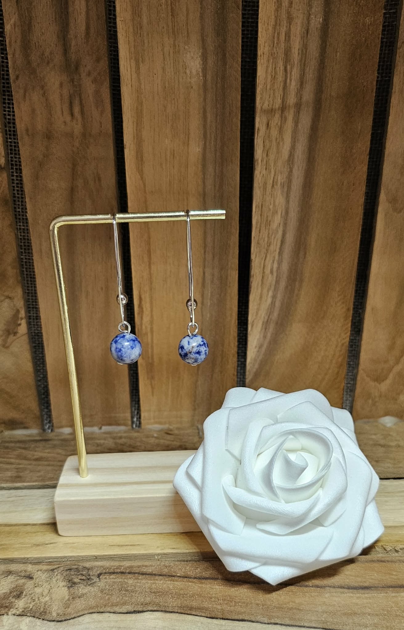 Collection Boucles d'Oreilles - Gouttes de Roche