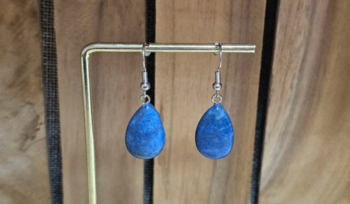 Boucles d'Oreilles - L'Éclipse Bleue