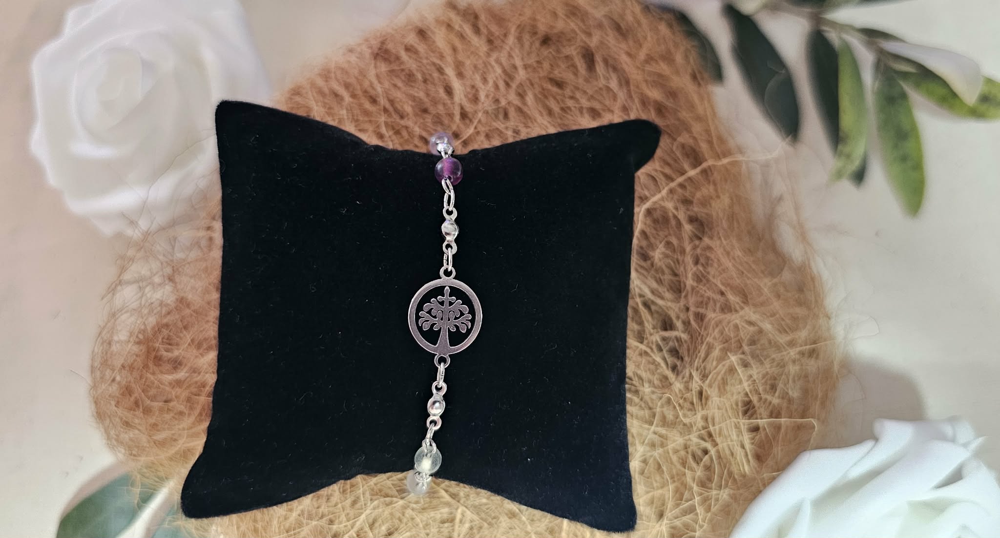 Bracelet Douceur du Matin – Arbre de Vie & Fluorite