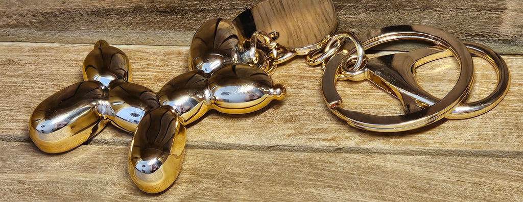 Porte-Clé Chien Miroir Ballon Dog