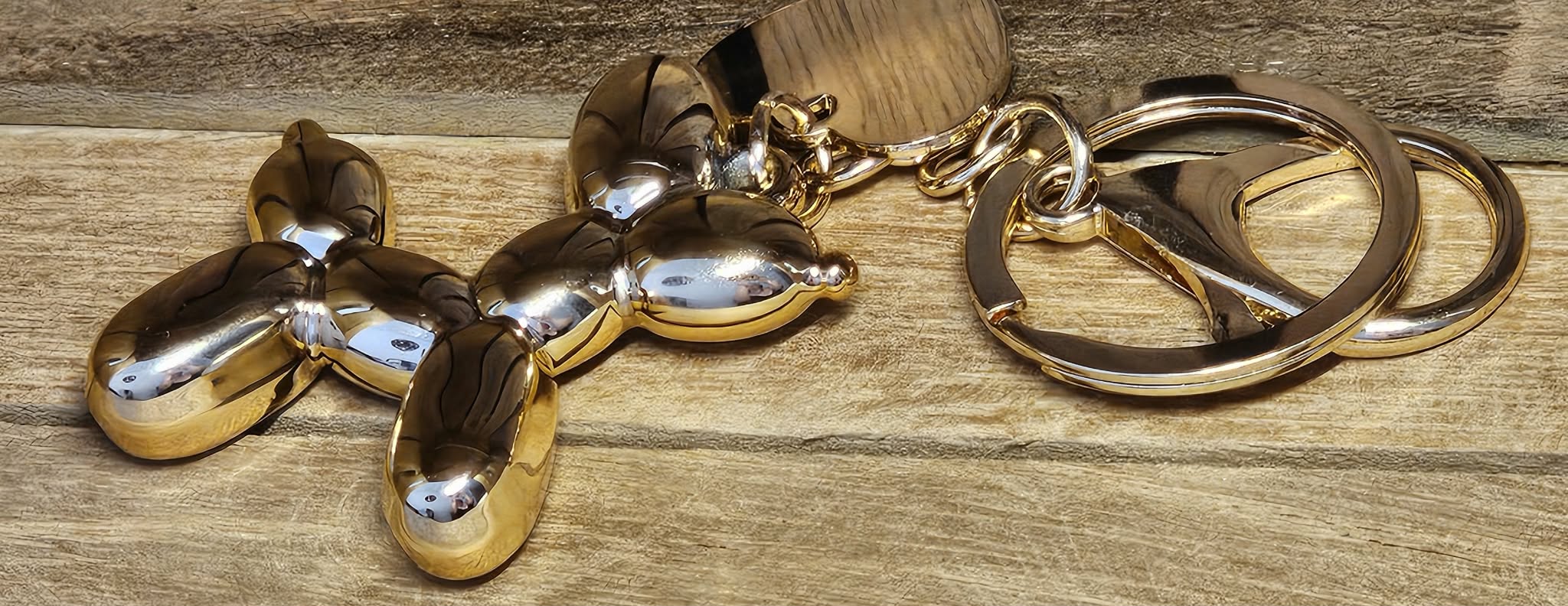 Porte-Clé Chien Miroir Ballon Dog