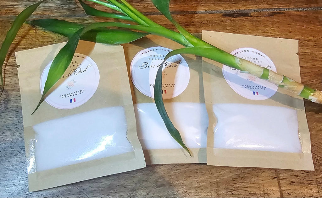 Un cocon de douceur poudres parfumées Maison Nahia