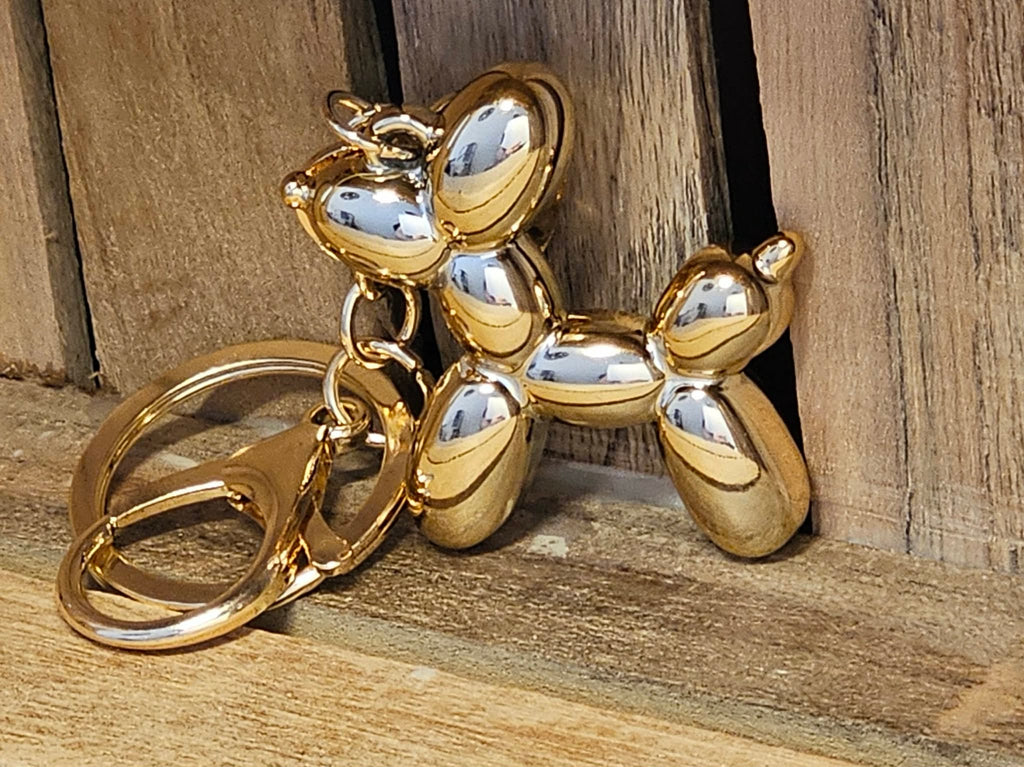 Porte-Clé Chien Miroir Ballon Dog