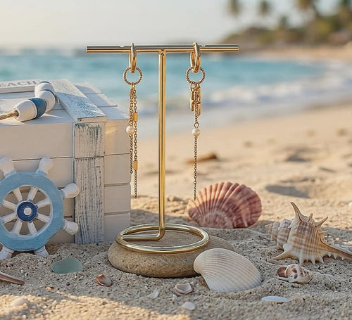 Boucles d'Oreilles Cascade d’Éclat - Collection Summer