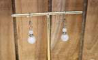 Boucles d’Oreilles Pendantes Douceur - Quartz Rose