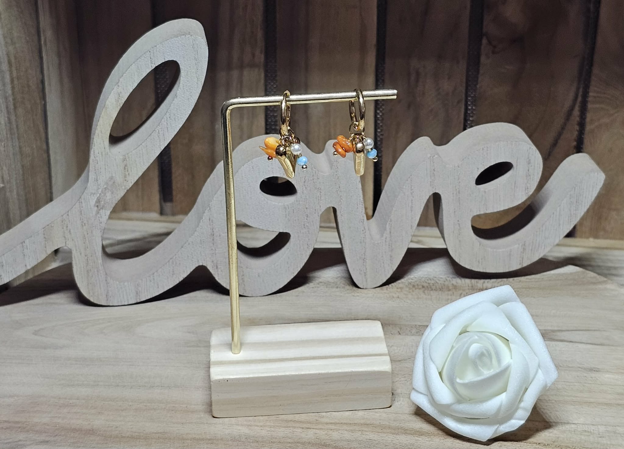 Boucles d'Oreilles Cœur Summer Vibes
