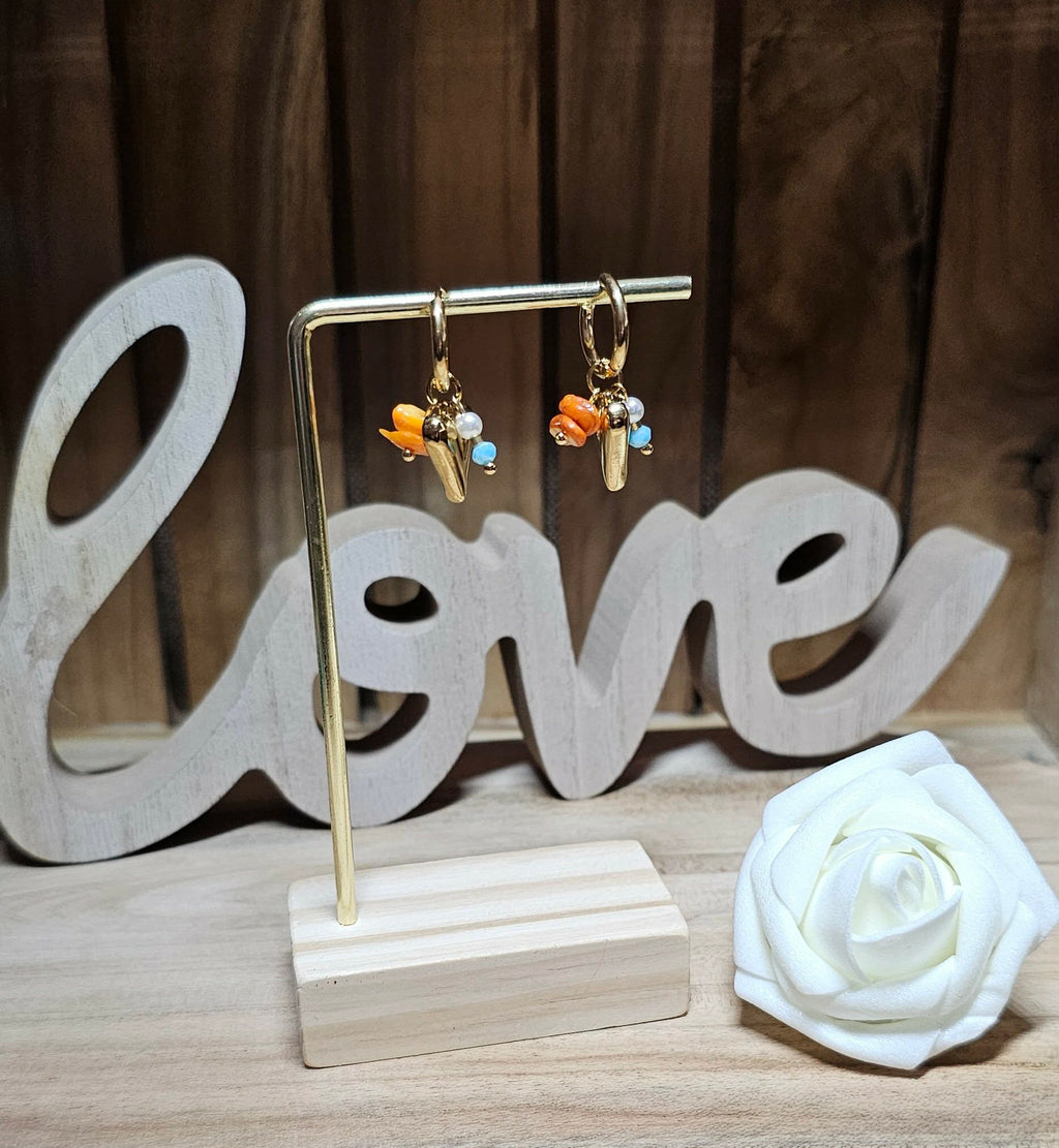 Boucles d'Oreilles Cœur Summer Vibes