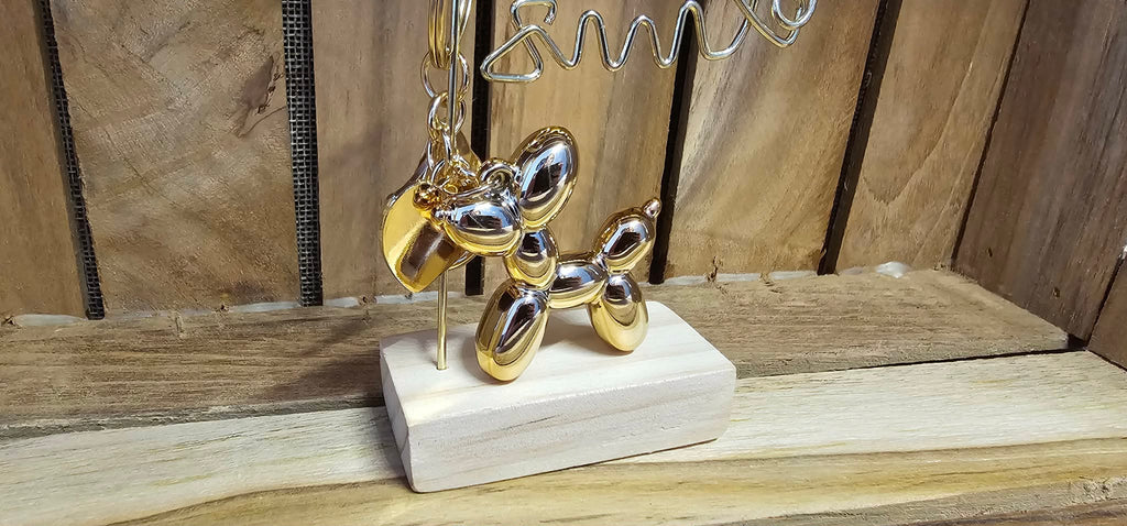 Porte-Clé Chien Miroir Ballon Dog