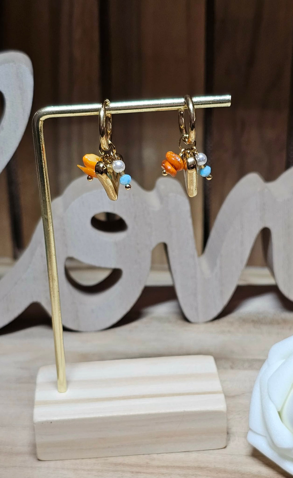 Boucles d'Oreilles Cœur Summer Vibes