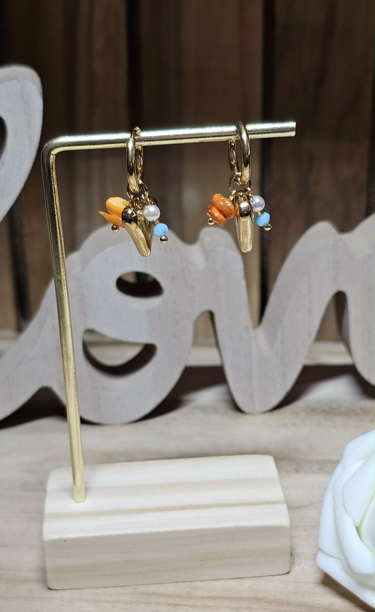 Boucles d'Oreilles Cœur Summer Vibes