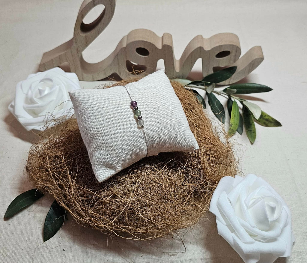 Collection Bracelet Muse Bohème – Trio de Pierres Naturelles