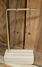 Boucles d'Oreilles - Triangle Minéral