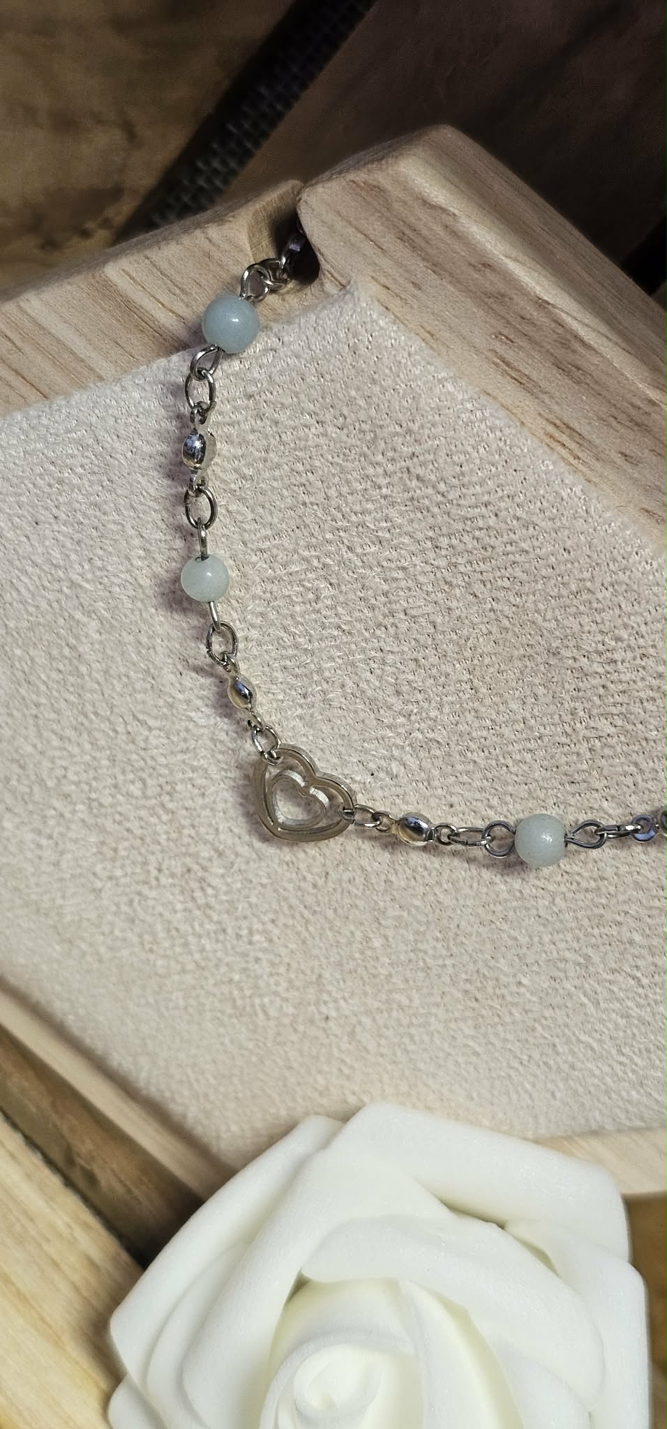 Bracelet Cœur d’Écume - L'Aigue-marine