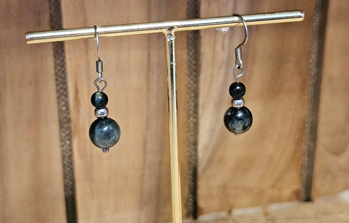 Boucles d’Oreilles Pendantes - Œil de Faucon