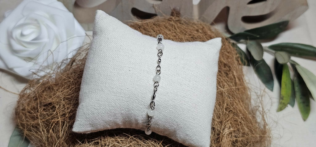 Bracelet Nuage de Perle - Pierre de Lune