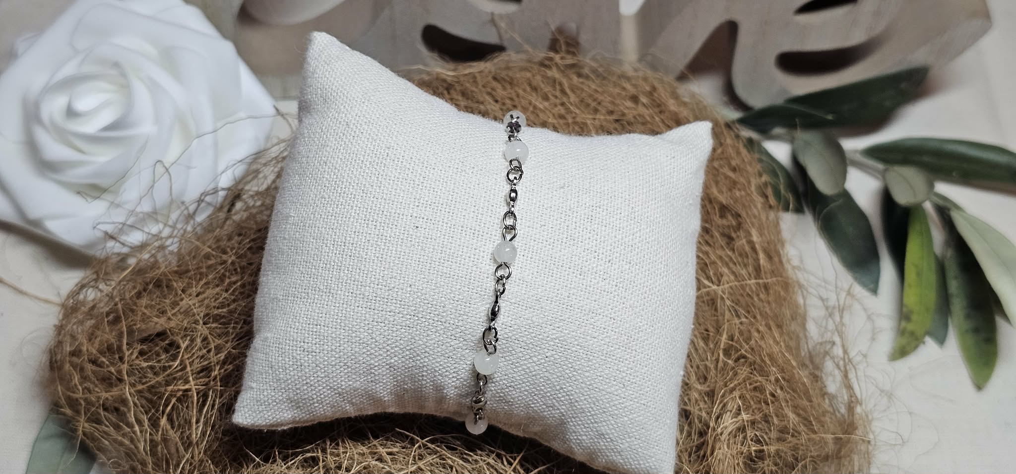 Bracelet Nuage de Perle - Pierre de Lune