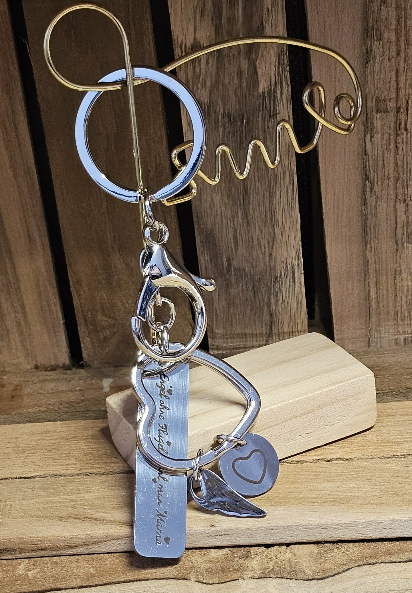 Porte-clés Ange Maternel & Charme Ailé