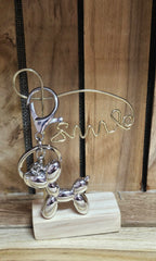 Porte-Clé Chien Miroir Ballon Dog