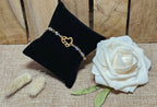 Bracelet Argia – Pierre de Lune & Cœur