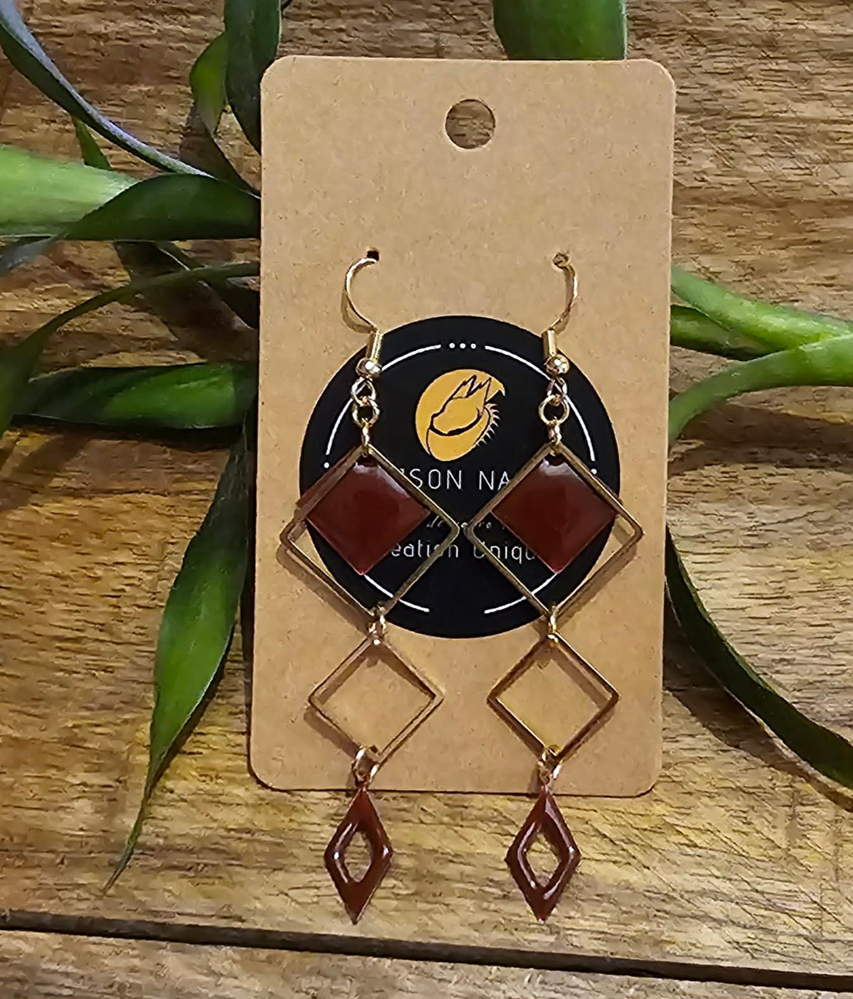 Boucles d'oreilles SYMPHONIE GEOMÉTRIQUE