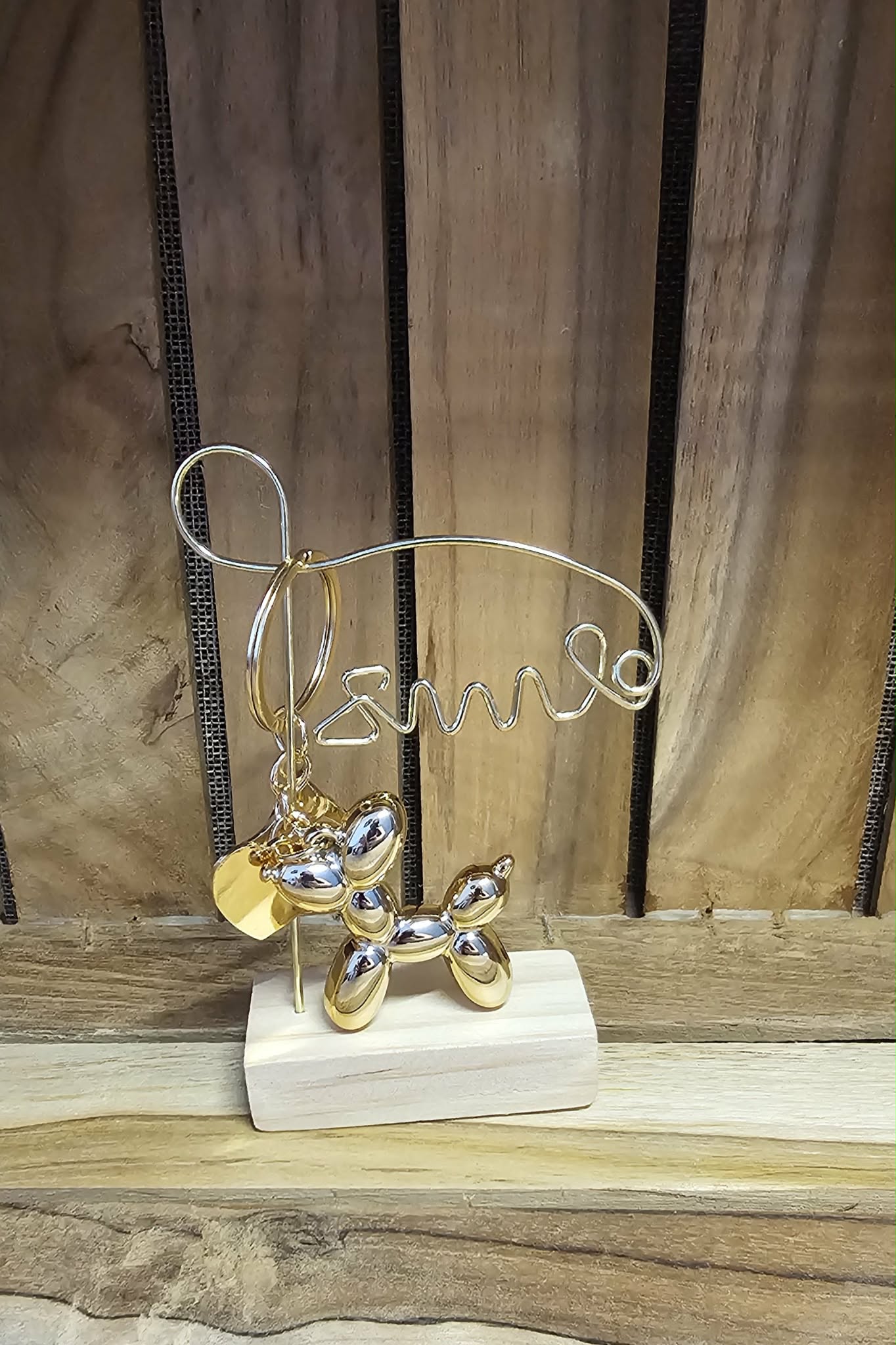 Porte-Clé Chien Miroir Ballon Dog