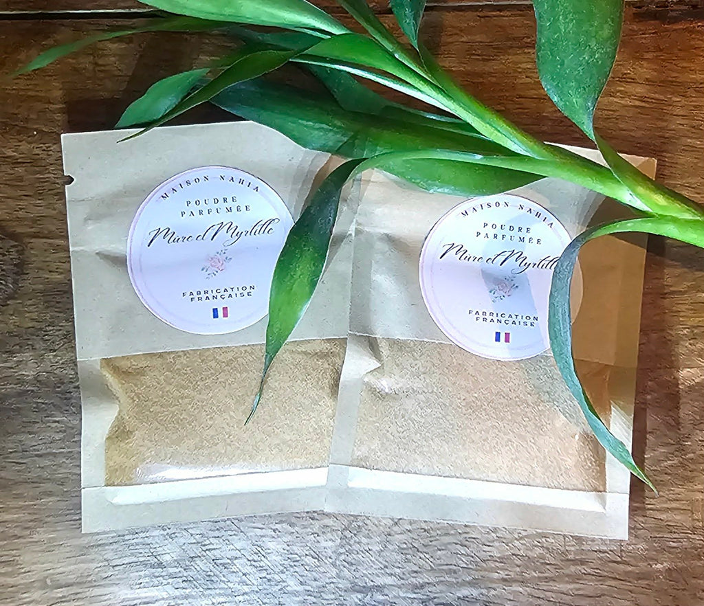 Un cocon de douceur poudres parfumées Maison Nahia