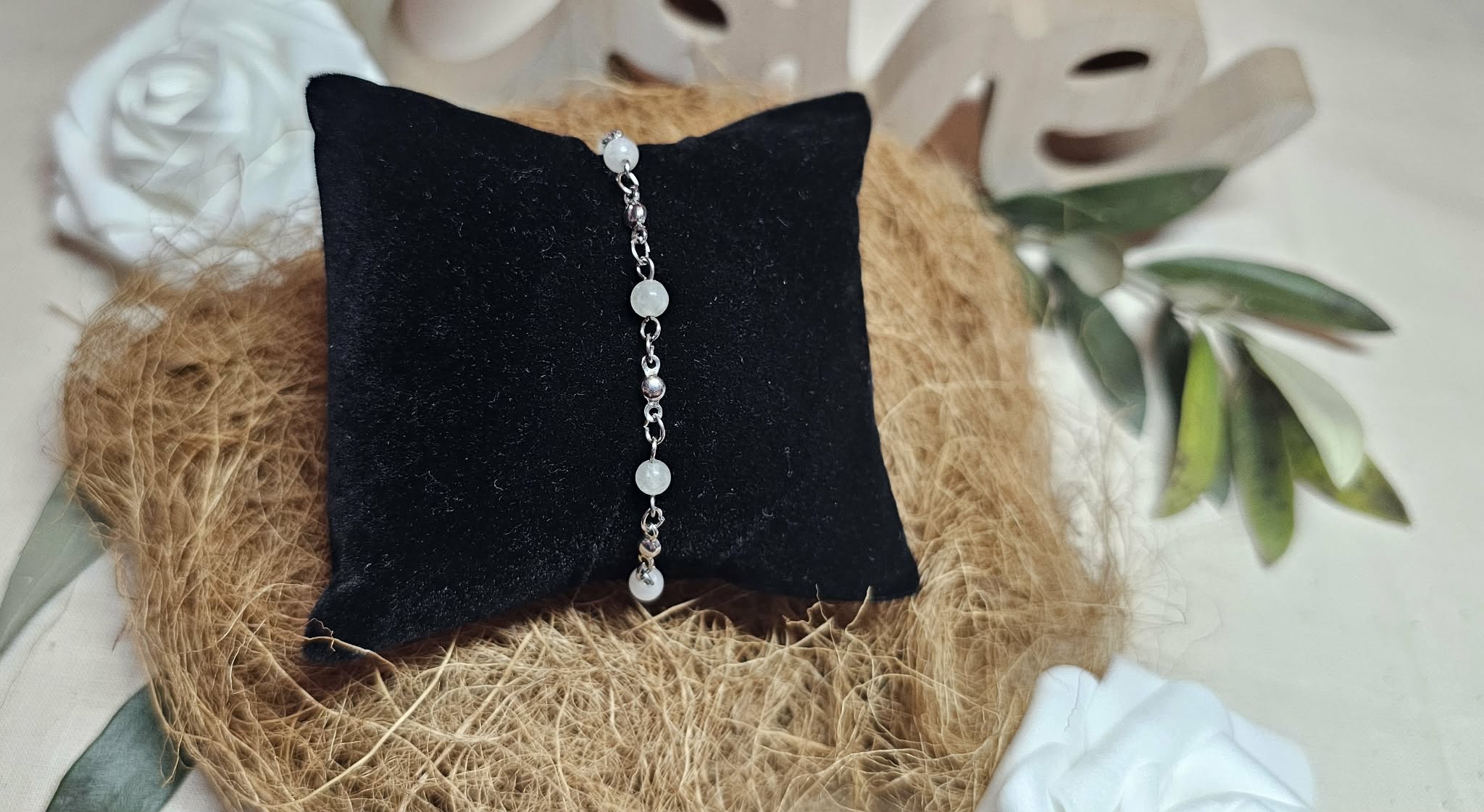 Bracelet Nuage de Perle - Pierre de Lune