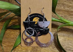 Boucles d'oreilles OBSIDIENNE & SILENCE